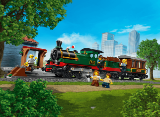 Review: LEGO® 60511 Vintage Steam Train brings back classic train building