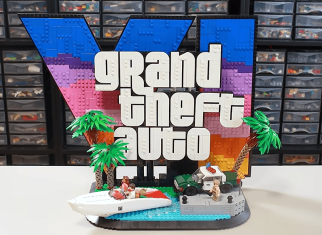 Bring GTA VI to life in a stunning LEGO® diorama