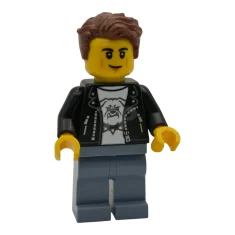 LEGO Conducteur de Hot Rod - Homme, blouson de cuir noir,…