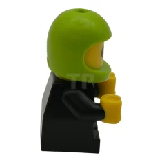 LEGO Driver Junior - Corps noir, casque vert (Game Car Racer)