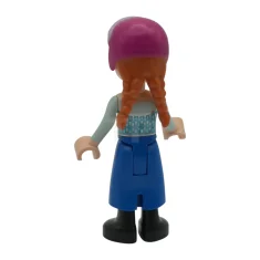 LEGO Anna - Blauer Rock, schwarze Stiefel und schwarzes Oberteil, leichte…