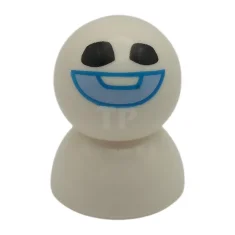 LEGO Snowgie - Hellblaues Lächeln, dunkelblaue Kontur, Kuppel oben