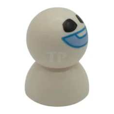 LEGO Snowgie - Hellblaues Lächeln, dunkelblaue Kontur, Kuppel oben