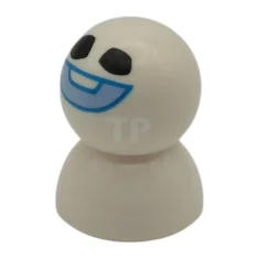 LEGO Snowgie - Hellblaues Lächeln, dunkelblaue Kontur, Kuppel oben