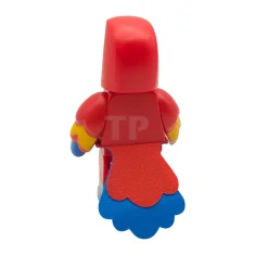 LEGO Papagei Kostümfächer, Serie 28 (nur Minifigur ohne Ständer und Zubehör)