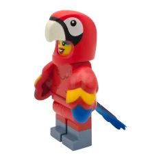 LEGO Papagei Kostümfächer, Serie 28 (nur Minifigur ohne Ständer und Zubehör)