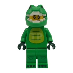 LEGO Krokodil Kostümfächer, Serie 28 (nur Minifigur ohne Ständer und Zubehör)