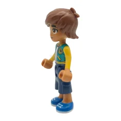 LEGO Friends Leo - Chaqueta turquesa oscuro y amarillo, pantalón azul…