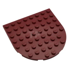 LEGO Plate, Round 8 x 8 Rounded End