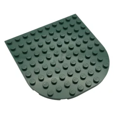 LEGO Plate, Round 10 x 10 Rounded End