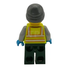 LEGO Conducteur de chasse-neige - Homme, gilet de sécurité jaune néon…