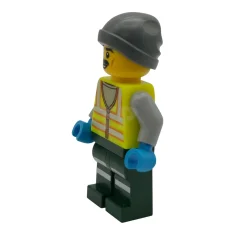 LEGO Conducteur de chasse-neige - Homme, gilet de sécurité jaune néon…