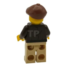 LEGO Chauffeur de taxi - Homme, veste marron foncé sur chemise…
