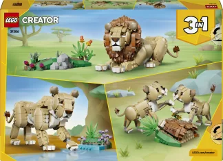 LEGO Wilde dieren: majestueuze leeuw