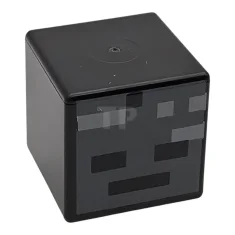 LEGO Minifigure, Head, Modified Cube with Pixelated Dark Bluish Gray Face…