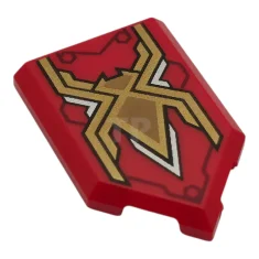 LEGO Tile, Modified 2 x 3 Pentagonal with Gold, Silver and…