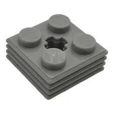 LEGO Plate, Modified 2 x 2 x 2/3 Ribbed