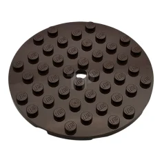 LEGO Plaat 8 x 8 Rond met gat