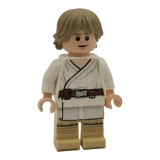 LEGO Luke Skywalker - Tatooine, Dark Tan Hair