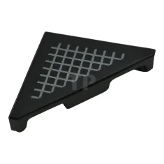 LEGO Tile, Modified 2 x 2 Triangular with Dark Silver Mesh…