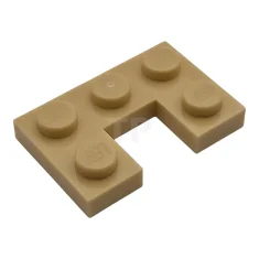 LEGO Plate 2 x 3 with 1 x 1 Cutout