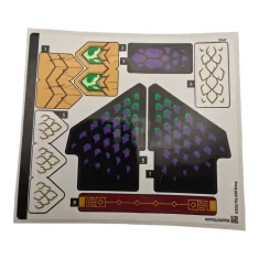 LEGO Sticker Sheet for Set 71872 - (10117182/6601158)