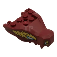 LEGO Dragon Head (Ninjago) Jaw with 2 Bar Handles on Back…