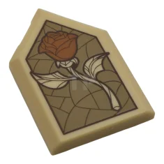LEGO Tile, Modified 2 x 3 Pentagonal with Stained Glass Window…