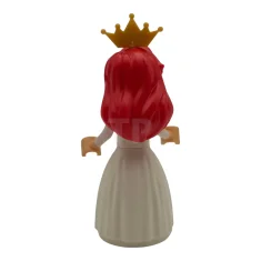 LEGO Ariel - Umana, carnagione media, abito bianco, diadema color oro…
