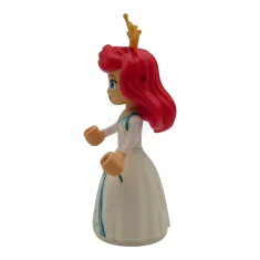 LEGO Ariel - Umana, carnagione media, abito bianco, diadema color oro…