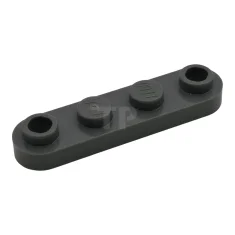 LEGO Piastra 1 x 4 rotonda con 2 borchie aperte