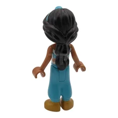 LEGO Jasmine - Top con brillitos y ribete dorado, boca abierta,…