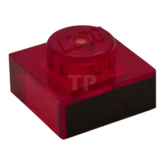 LEGO Plate 1 x 1 with Black Side Pattern