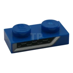 LEGO Placa 1 x 2 con rejilla de ventilación en negro,…