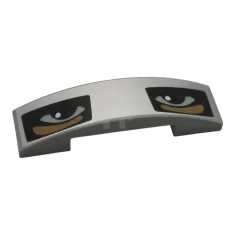 LEGO Slope, Curved 4 x 1 x 2/3 Double with Black…