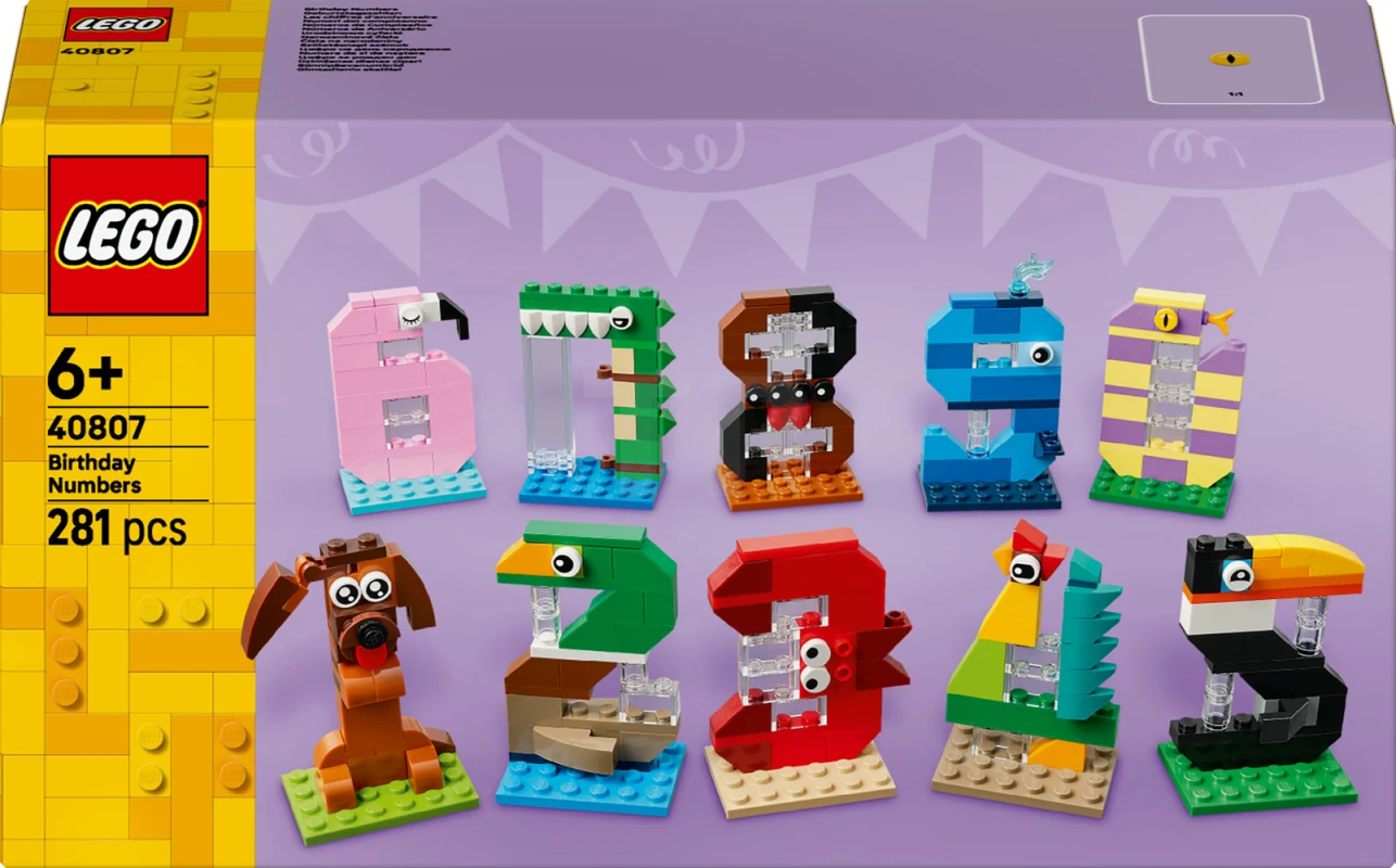 LEGO&reg; 40807 Birthday Numbers