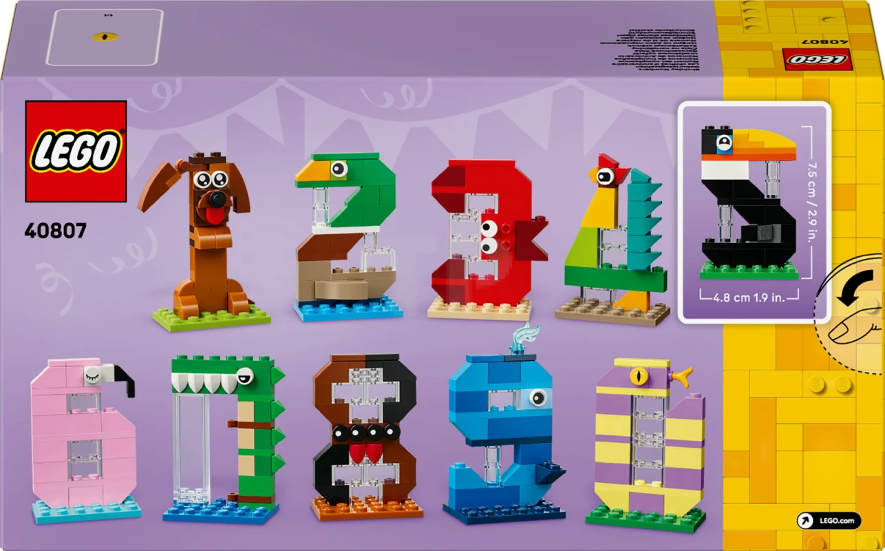 LEGO&reg; 40807 Birthday Numbers