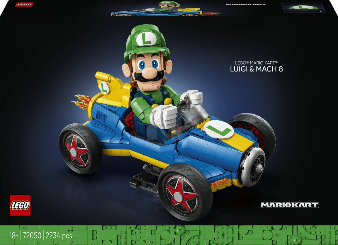 LEGO&reg; 72050 Mario Kart™: Luigi en Mach 8