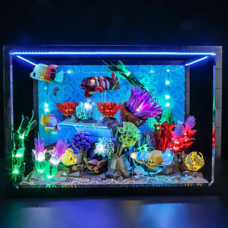 Light kit for LEGO® 10366 Tropical Aquarium