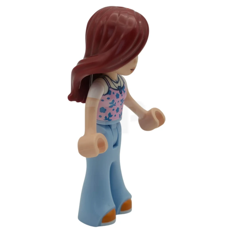 LEGO&reg; frnd0867 Friends Paisley - Bright Pink Tank Top, Bright Light Blue Trousers Bell-Bottoms, Orange Shoes