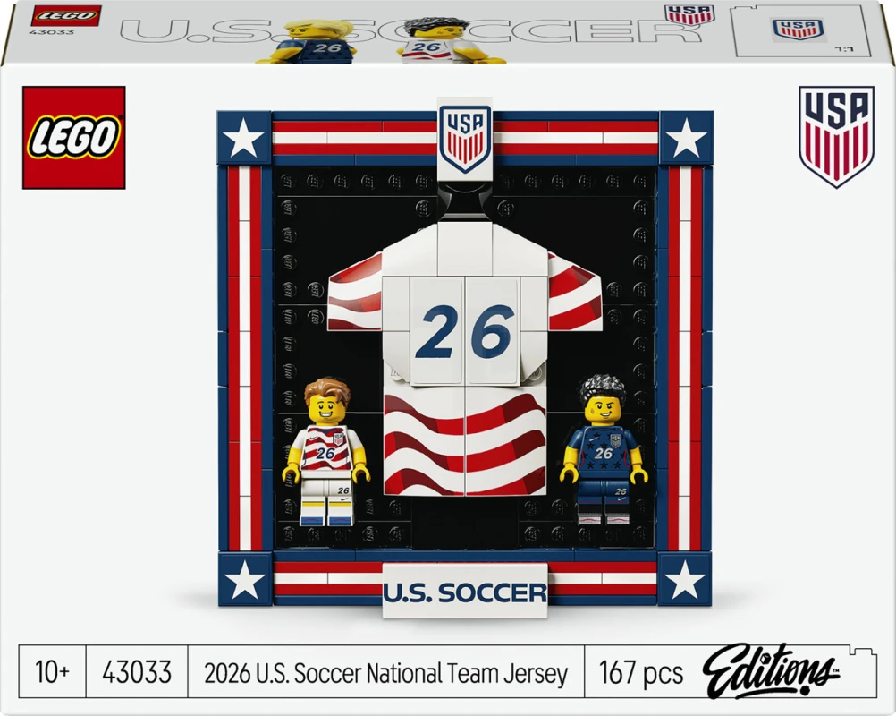 LEGO&reg; 43033 2026 U.S. Soccer National Team Jersey