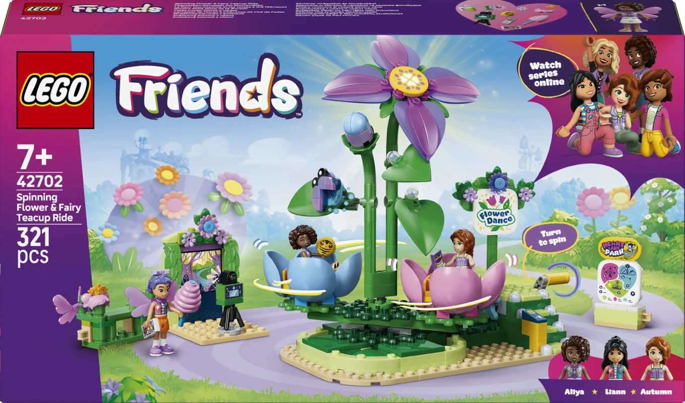 LEGO&reg; 42702 Spinning Flower & Fairy Teacup Ride
