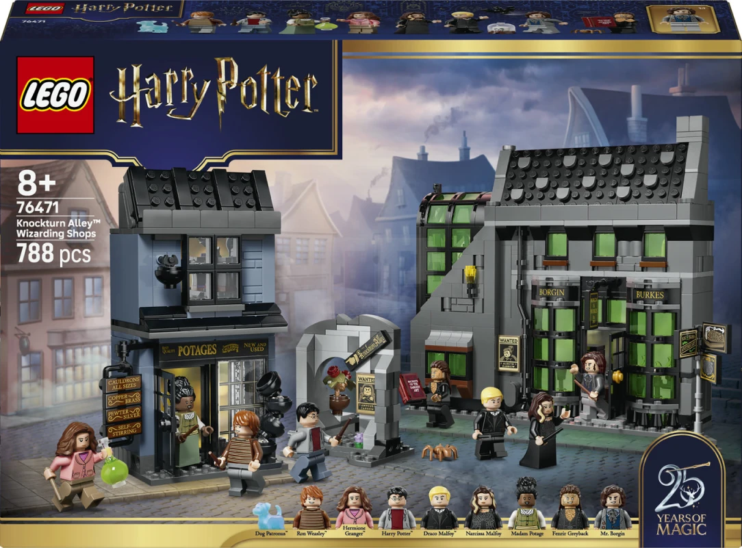 LEGO&reg; 76471 Knockturn Alley™ Wizarding Shops