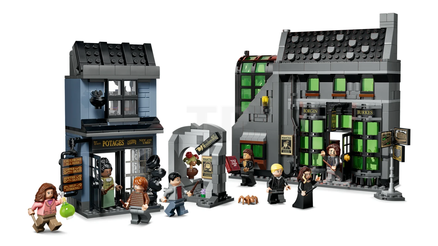 LEGO&reg; 76471 Knockturn Alley™ Wizarding Shops