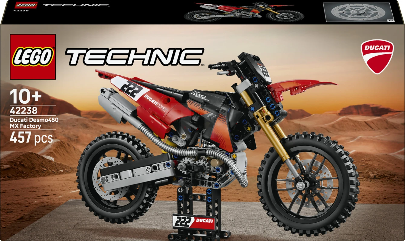 LEGO&reg; 42238 Ducati Desmo450 MX Factory motor
