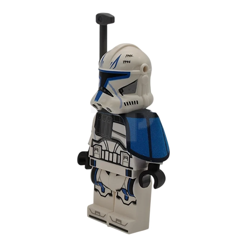LEGO&reg; sw1315 Capitano Rex, soldato clone della Legione 501 (Fase 2) - Spallacci in tessuto blu, telemetro, braccia stampate in bianco