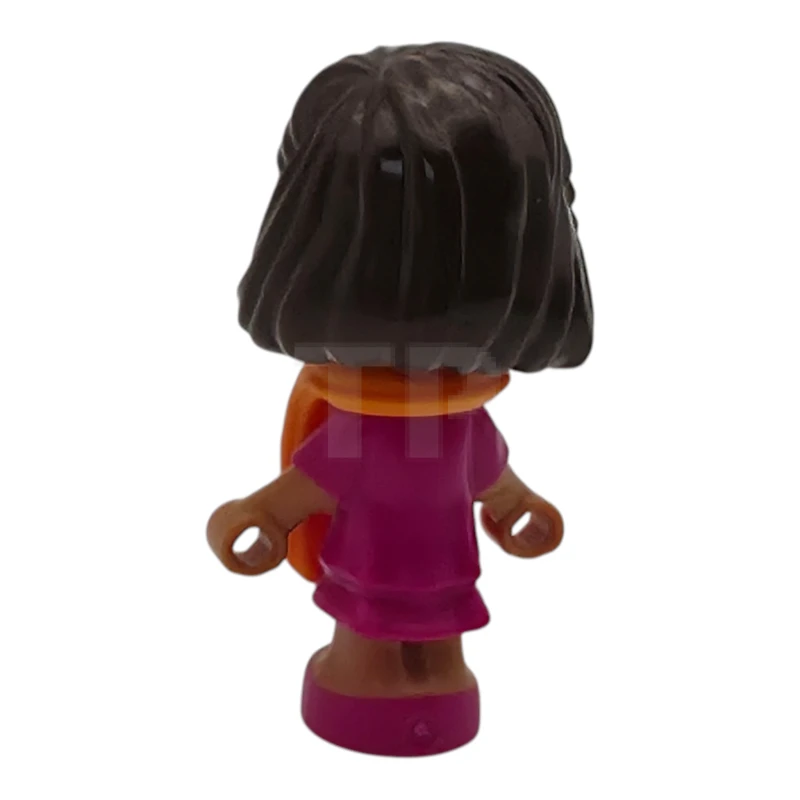 LEGO&reg; frnd0884 Friends Alba – Micro-Puppe, magentafarbenes Kleid, orangefarbene Schwimmweste