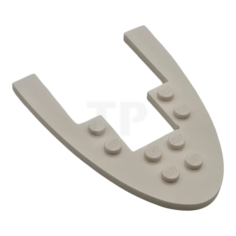 LEGO&reg; 6587957 - 8003 - Platte, rund, 6 x 8, abgerundete Kanten mit Aussparung