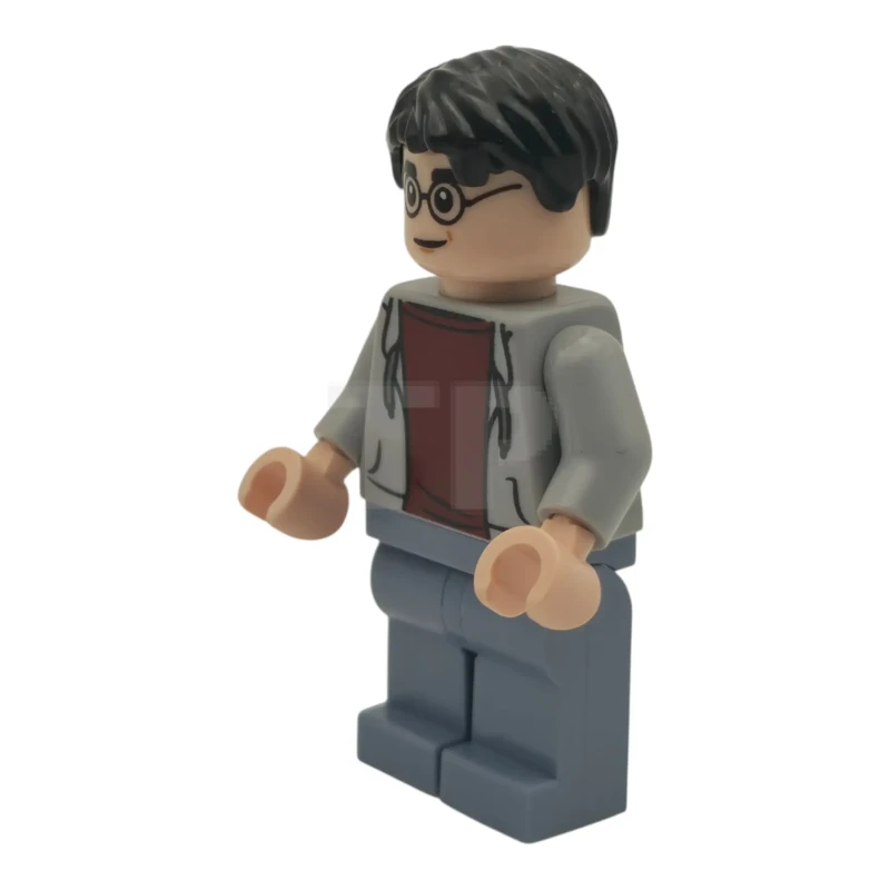 LEGO&reg; hp631 Harry Potter - Sudadera con capucha gris azulado claro, sin cerrar, y pantalones azul arena