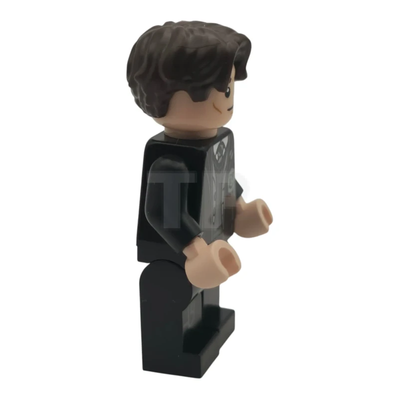 LEGO&reg; hp620 Tom Riddle: túnica de Slytherin abierta, chaleco gris azulado claro y jersey gris azulado oscuro